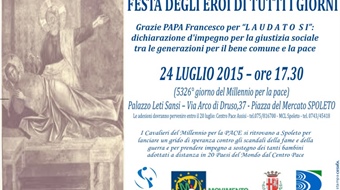 Spoleto: "Festa degli eroi di tutti i giorni"
